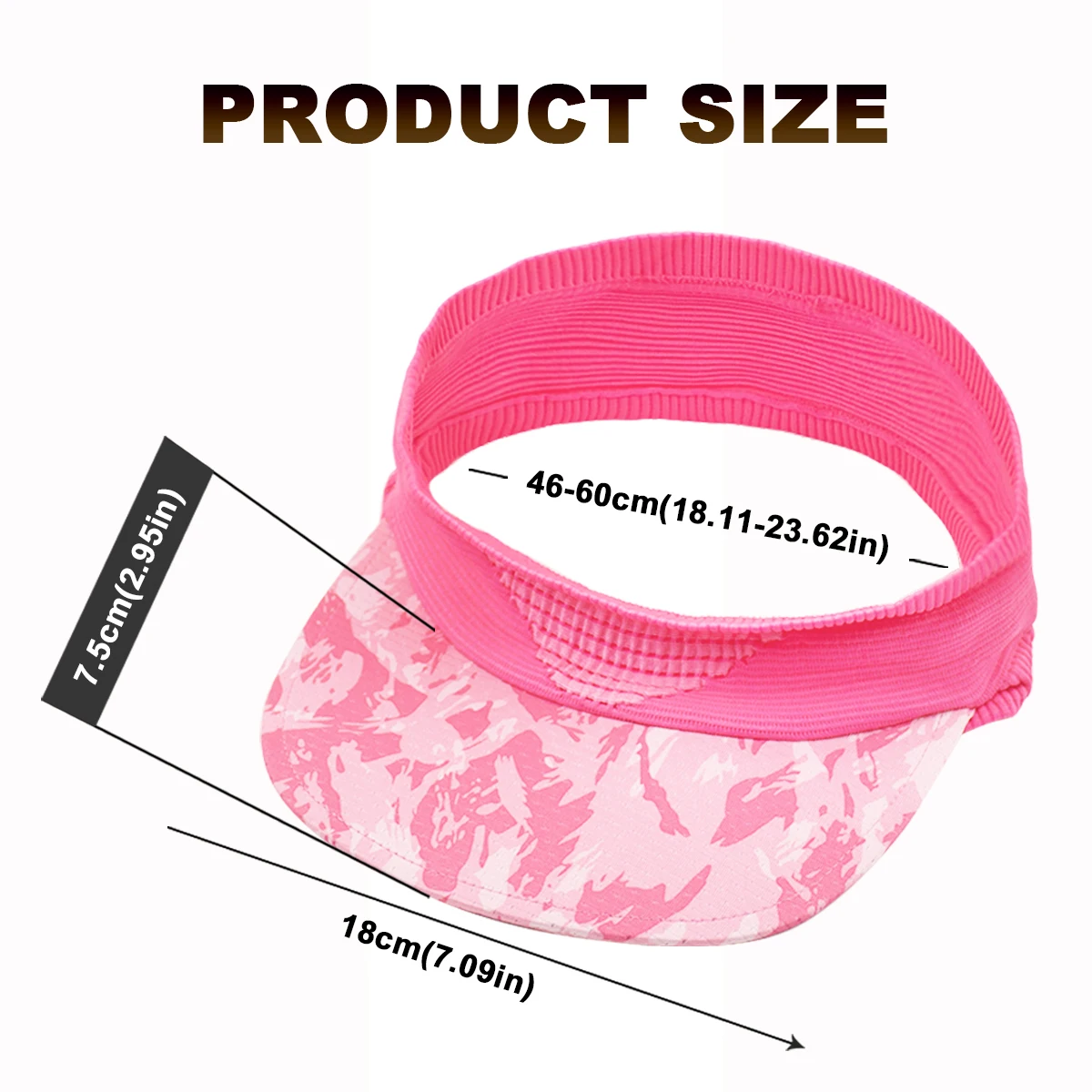 1pc Sports Empty Top Hat Summer Quick-drying Folding Sunscreen Hat Men's and Women's Breathable Yang Tennis Top Running Hat