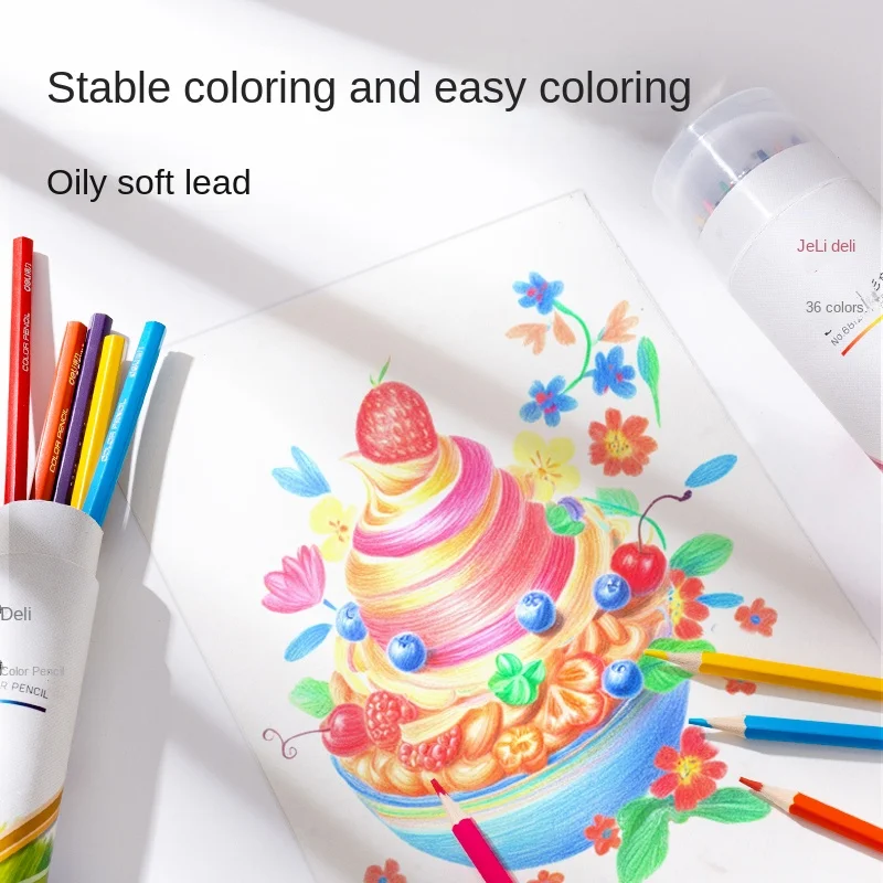 Professional Oil-based Colored Pencil Set 72 Colors Art Design School Stationery Graffiti Filling Colored Pencil Art Supplies