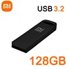 Xiaomi 2TB USB 3.2 Flash Drive High Speed Metal, Waterproof Storage - Black 128GB
