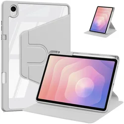 Acrylic 360° Rotating Stand Tablet Cover - Sleek Protective Case with 11 - Inch Display Compatibility (GRAY)