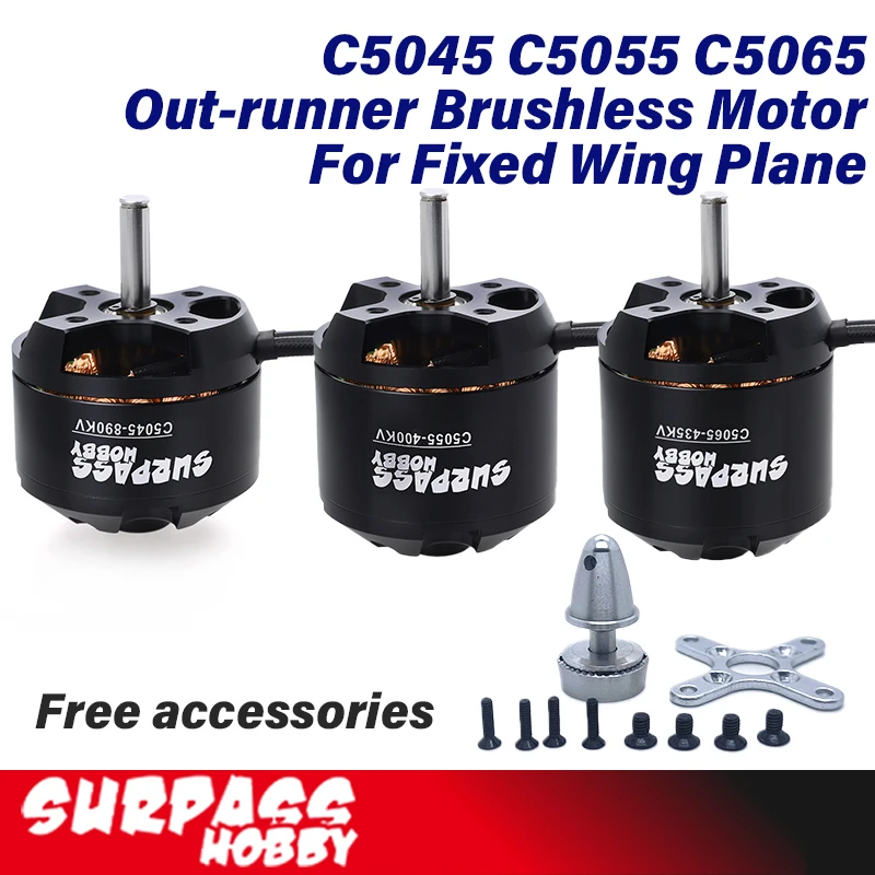 Surpass Hobby C5045 C5055 C5065 Brushless Motor Outrunner for RC Fixed
