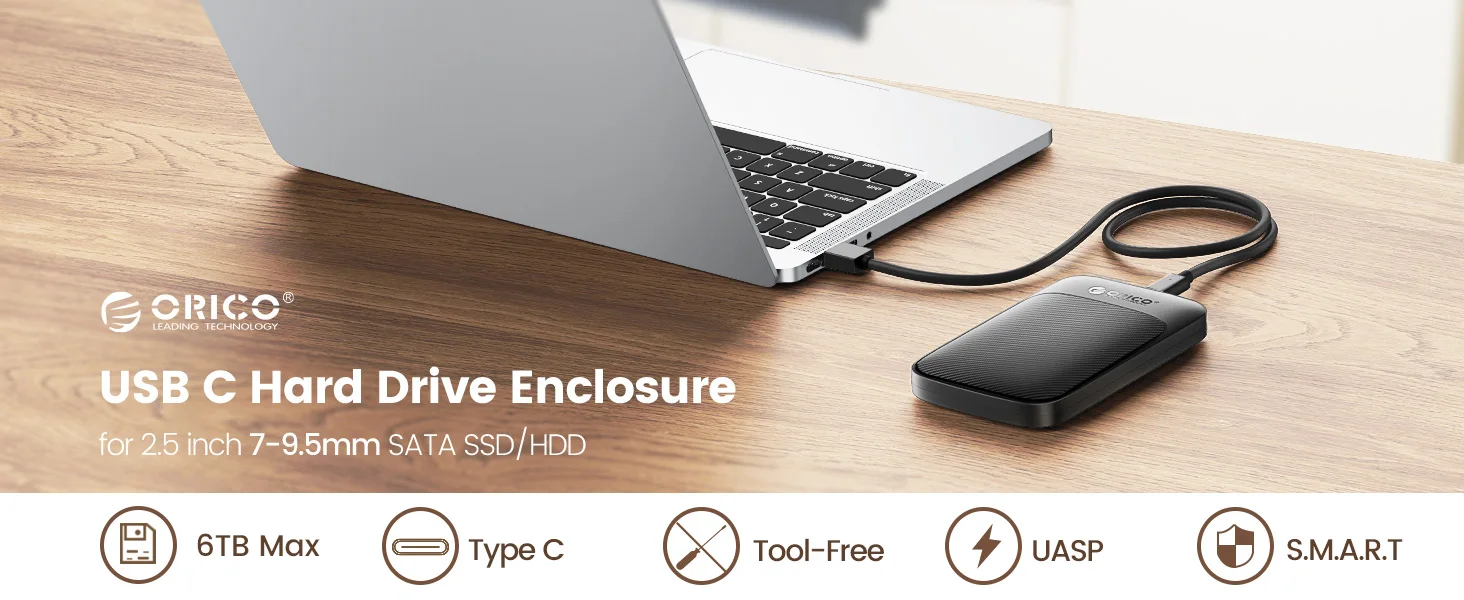 SSD e HDD, USB 3.1, 6Gbps, SATA