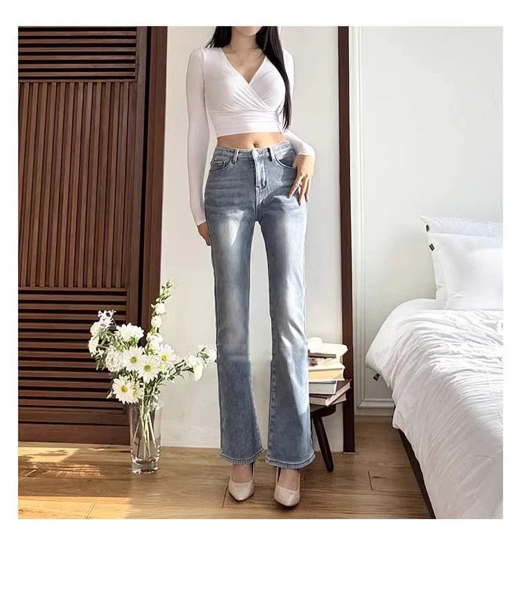 2026 V-ausschnitt Langarm Crop Tops Frühling Herbst Lässige Mode Frauen Quadrat Kragen Dünne T-Shirts Backless T ﻿ – Detail 11