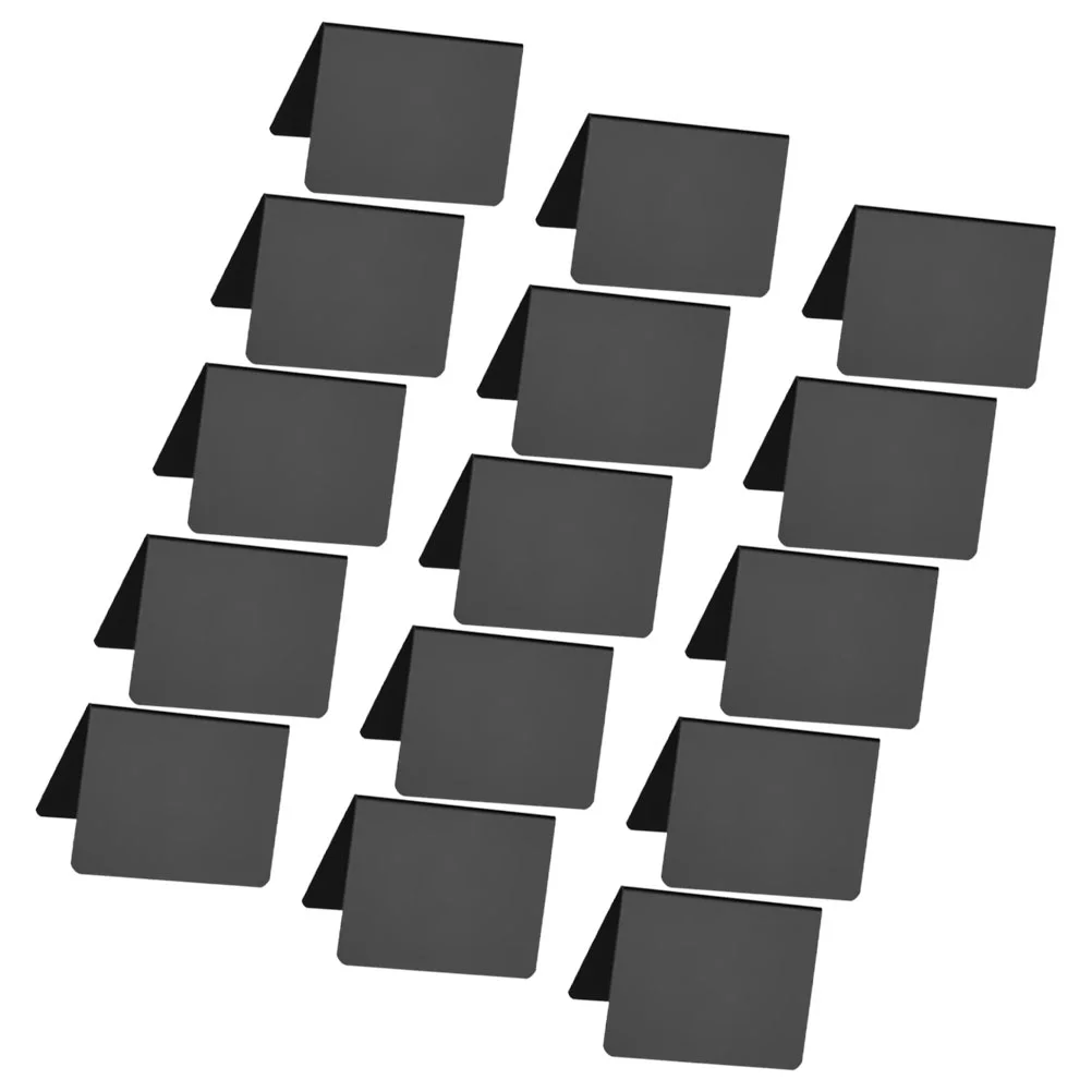15 Pcs Price Tag Writing Board Chalkboard Signs Tabletop Standing Message Mini for Food Desktop