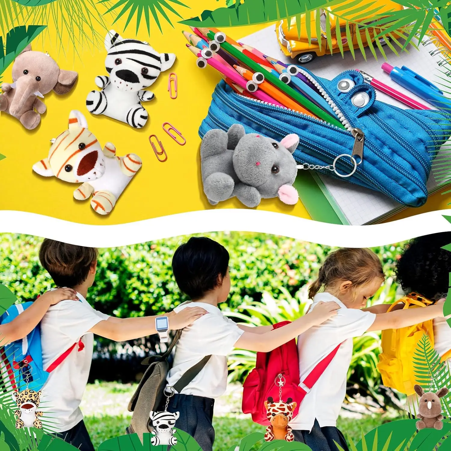 Mini Safari Plush Toys 6