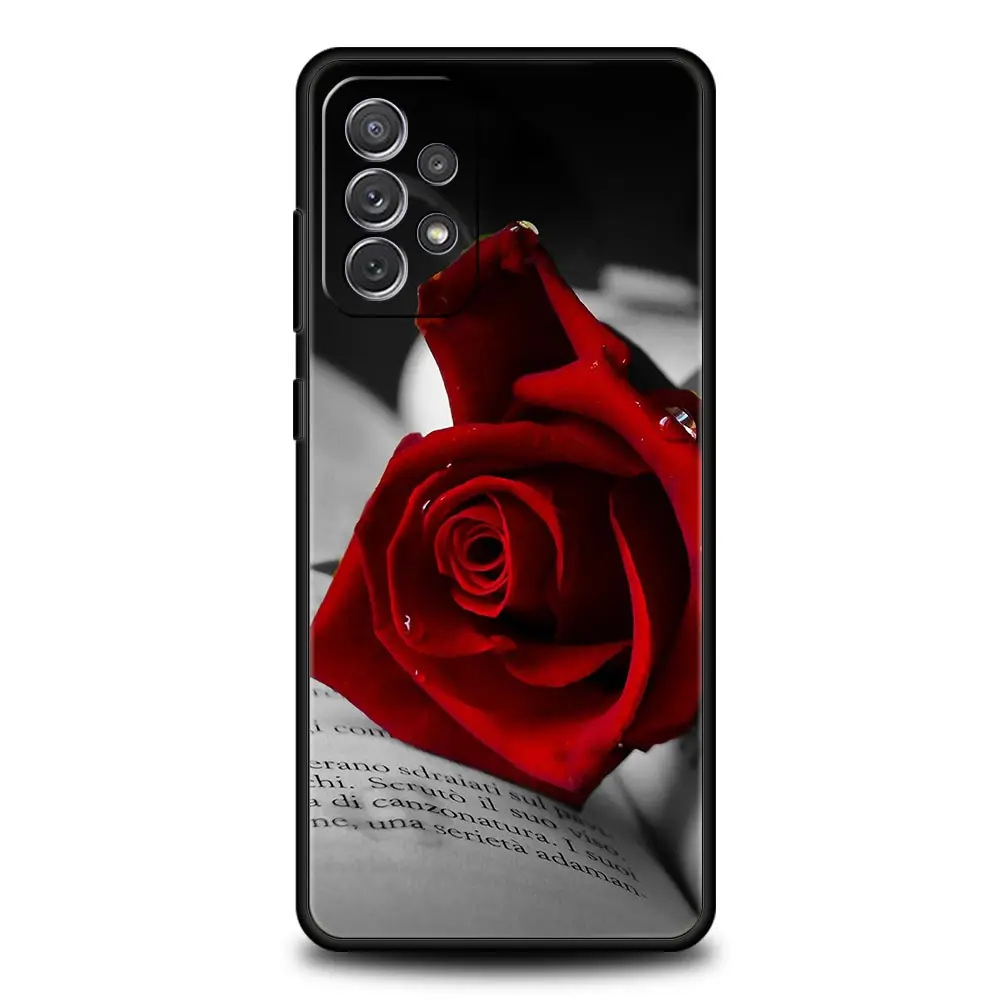 Elegant Red Roses Phone Case - Vibrant Floral Design Cover