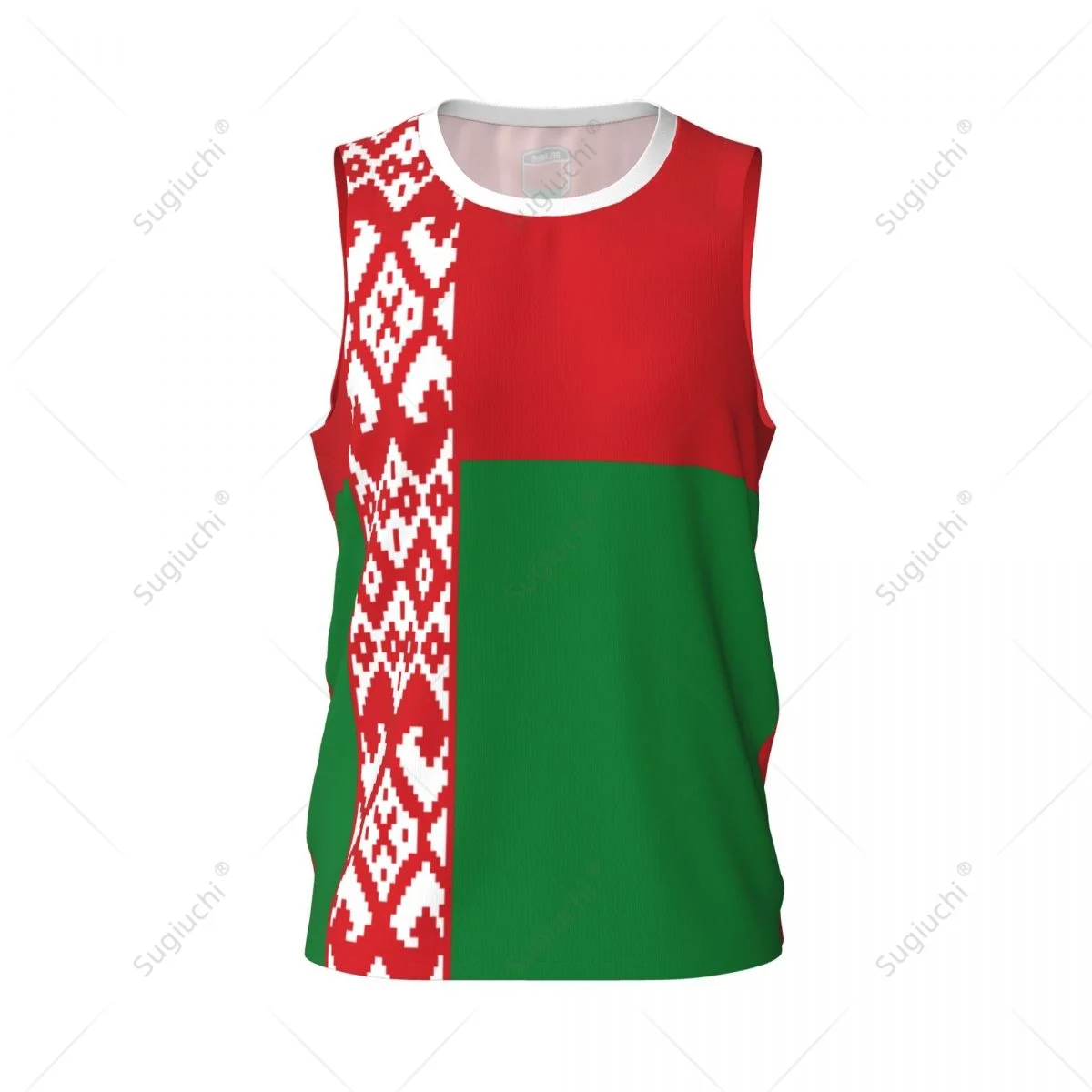 Belarus Flag Men Basketball Sports Running Fitness Multifunction Sleeveless tshirt Exclusive Name Nunber