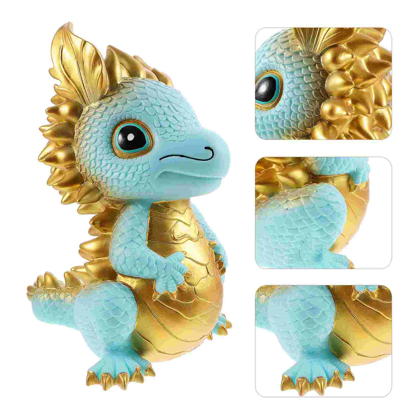

Dragon Piggy Bank Cartoon Dragon Figurine Coin Bank Dragon Coin Saving Jar
