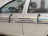 Fishing Rod Storage Bracket Car Mounted Suction Cup Fish Rod Placement Rack Fishing Accessories Fishing Rod Storage Device 4