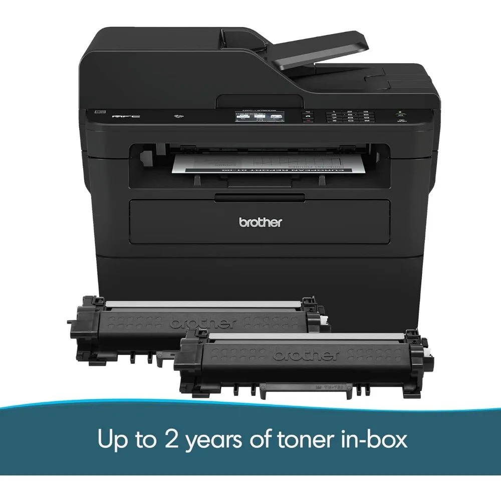 MFCL2750DW Monochrome All-in-One Wireless Laser Printer, Duplex Copy & Scan, Includes 4 Month Refresh Subscription Trial 6