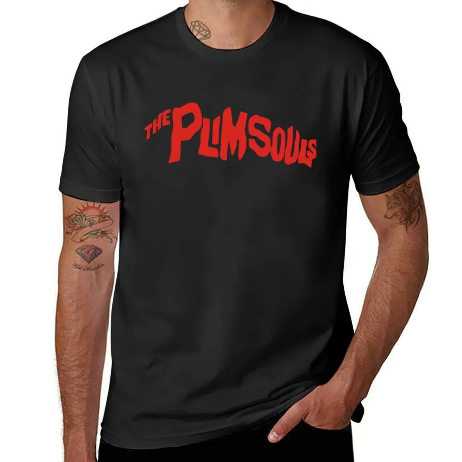 

Plimsouls T-Shirt summer top blanks mens workout shirts