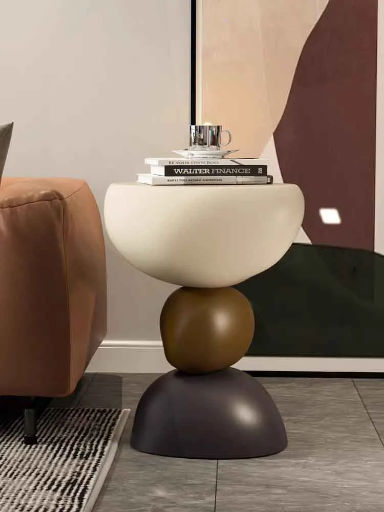 방 장식 크리에이티브 커피 테이블, 거실 소파 사이드 테이블, 홈 장식 조각, 북유럽 가구 보관 책상 찻상 