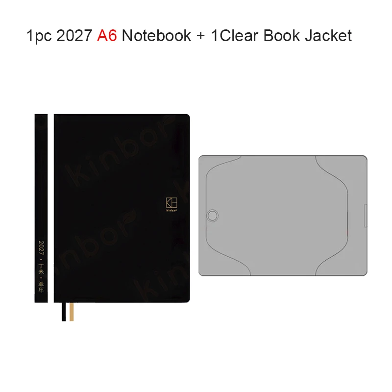 Enhanced Annual Planner - A5/A6 Agenda Notebook for Note-Taking, School Diaries, and Daily, Weekly, Monthly Organization