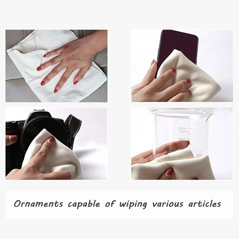 Premium Absorbent Car Cleaning Chamois Leather Towel - Quick Drying Deerskin Cloth
