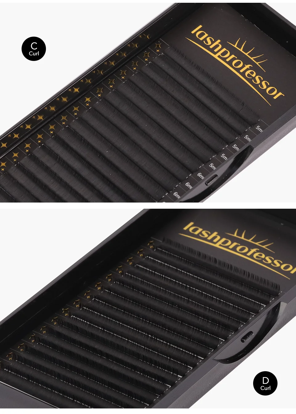 Mix 5 6 7mm Untere Wimpern Unterwimpernverlängerungen C/CC/D Curl Einzelne Natürliche Kurze Nerz-Wimpernverlängerungen – Detail 5