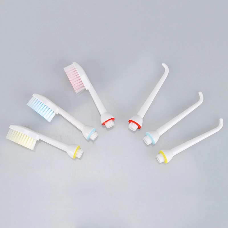 팁 Flosser 수도꼭지 구강 세정기, 물 SPA 제트 치아 클리너 세트, PVC 파이프 칫솔, 치아 미백, 가족 위생