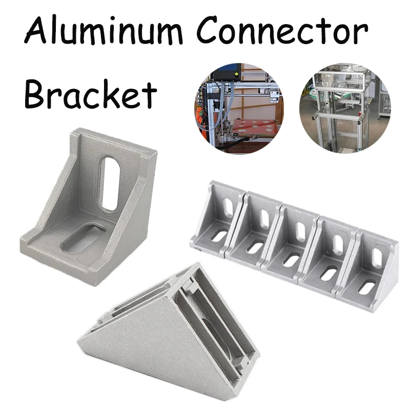 5/10pcs 2020 2028 3030 3060 4040 Cast Corner Fitting Angle Connector Bracket Fastener for Aluminium Profile CNC Printer Parts 5/10pcs 2020 2028 3030 3060 4040 Cast Corner Fitting Angle Connector Bracket Fastener for Aluminium Profile CNC Printer Parts