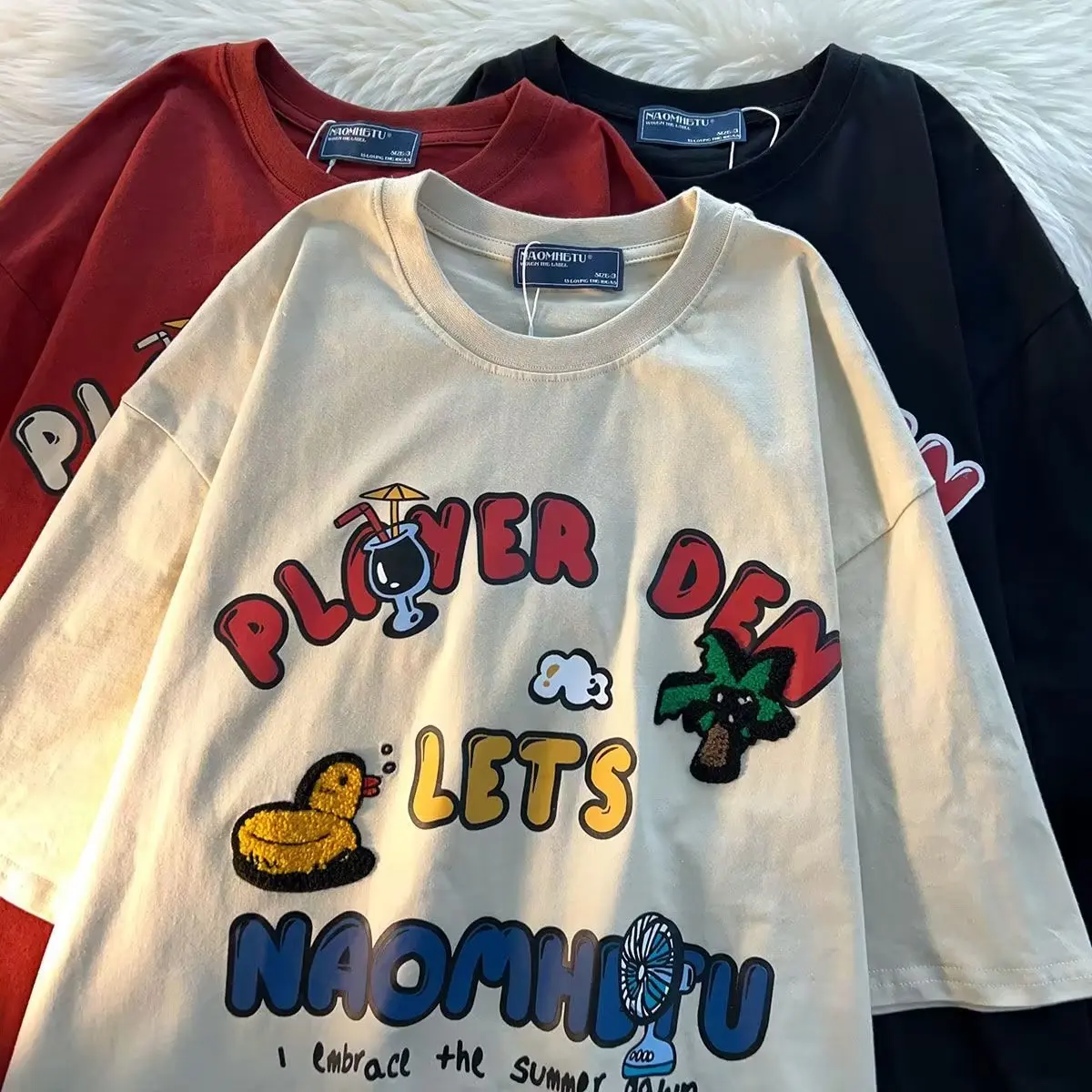 

Men Tshirt Streetwear 2023 Summer Life Graphic T-Shirt Harajuku Cotton Soft T Shirt Teens Hip Hop Tops Tees Short Sleeve Unisex