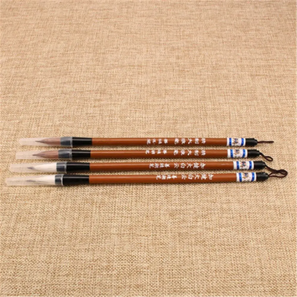 그림붓 서예붓 늑대털 전통 중국 서예 붓 연습용 붓