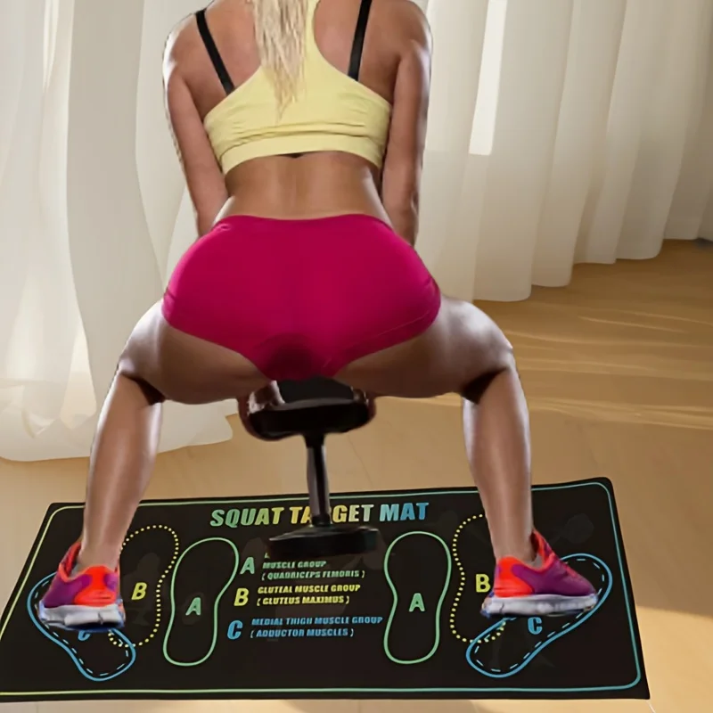 Two-Color Non-Slip Squat Mat 5