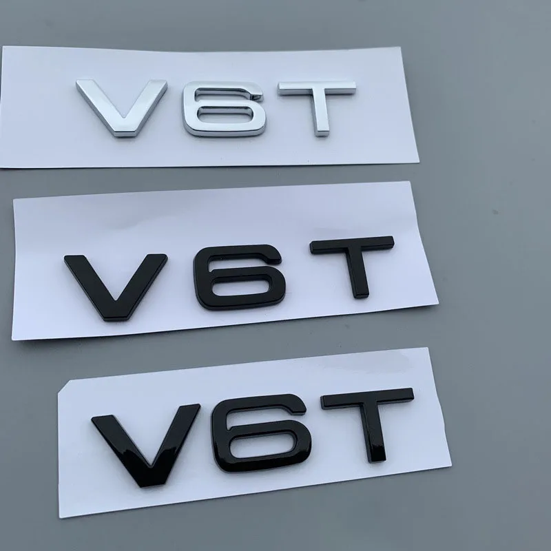 Эмблема с буквенным номером V6T V8T V10 автомобильный Стайлинг брызговик боковой