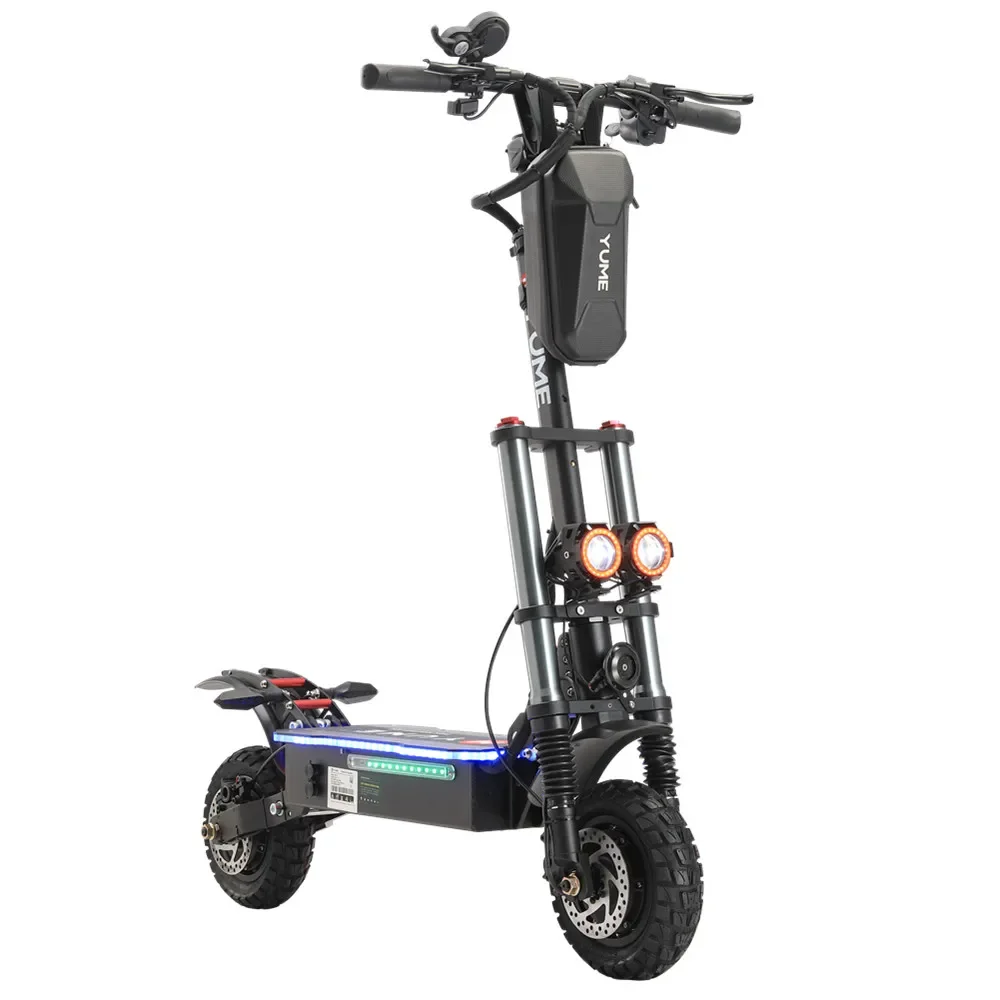 

YUME Y10 Australian warehouse 2400W dual motor 10 inch off road adult electric scooter two wheel foldable e scooter for sale