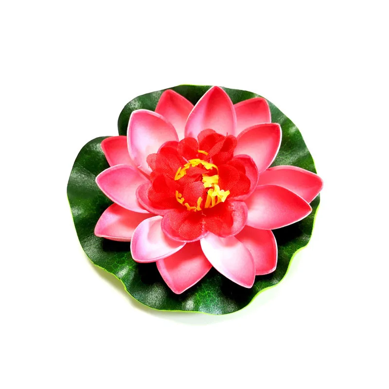 Floating Lotus Artificial Flower - Lifelike Water Lily for Pond and Garden Decoration