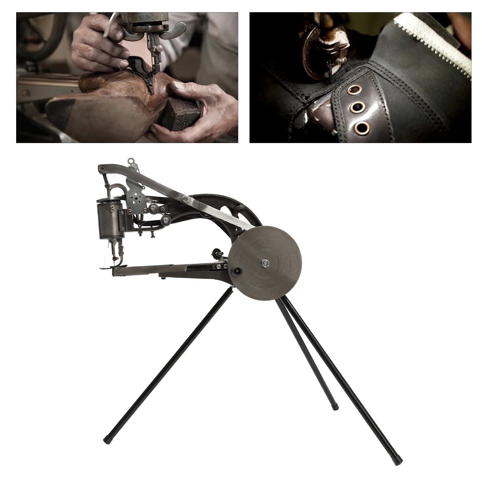 Macchina Da Cucire Manuale In Metallo Speciale Macchina Da Cucire Regolabile A 360 ° Macchina Da Cucire In Pelle Per Scarpe Da Riparazione Scarpe In G
