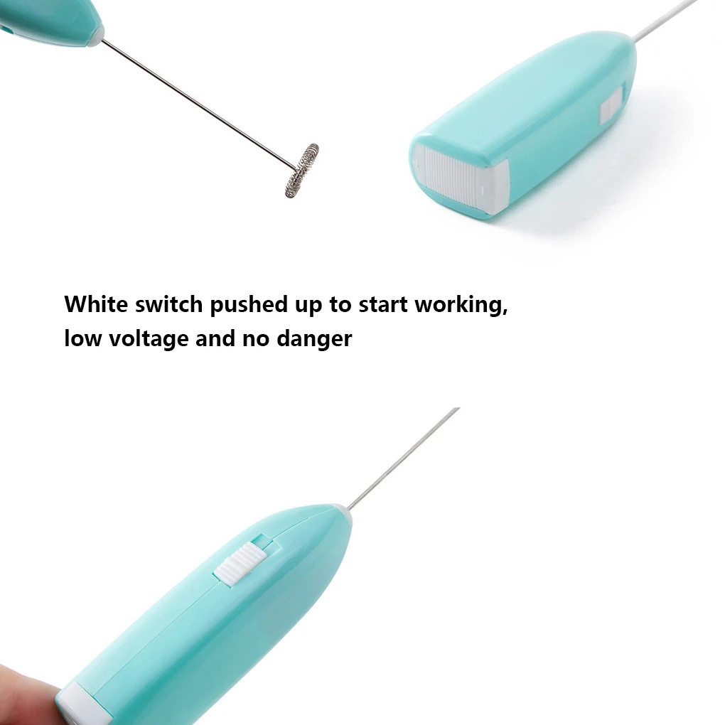 Electric Milk Frother Electric Milk Frother Mixer Portable Handheld Foamer Chocolate Coffee Stirrer Household Blender Kitchen Supplies