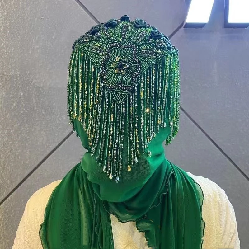 Freeshipping Hijab Muslim Women Shawl Headscarf Luxury Tassels Chiffon Scarf  Malaysia Prayer Kufi Islam Saudi Arabia Fashion
