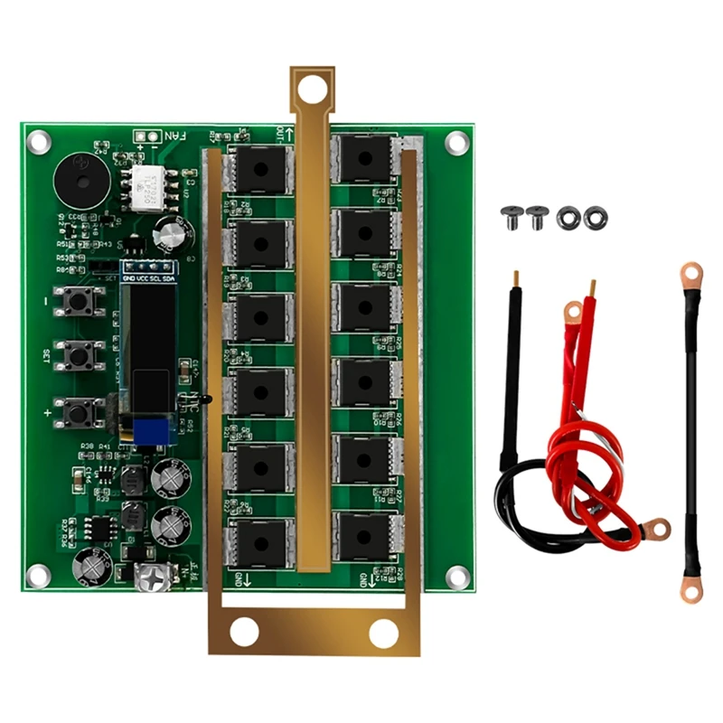 

12V Spots Welding Machine Control Board 18650 Lithium Spot Welding Machine Supports Farad Capacitor Battery