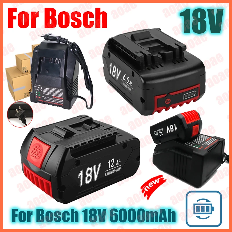 BAT618-BAT609-BAT610G-AL1820CV-for-Bosch-professional-18V-6-0AH-Li-ion ...