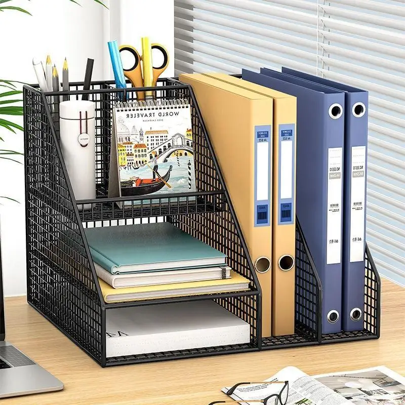 

File Storage Shelf Desk Shelf File Shelf Desktop Storage Bookshelf Folder Storage Box Office