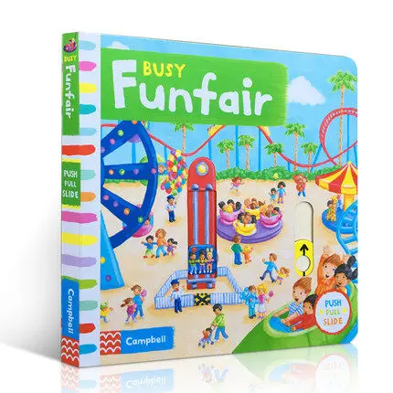 

MiluMilu Busy Books: Funfair Zoo Buku Early Education InteractIve Toy Book For Children