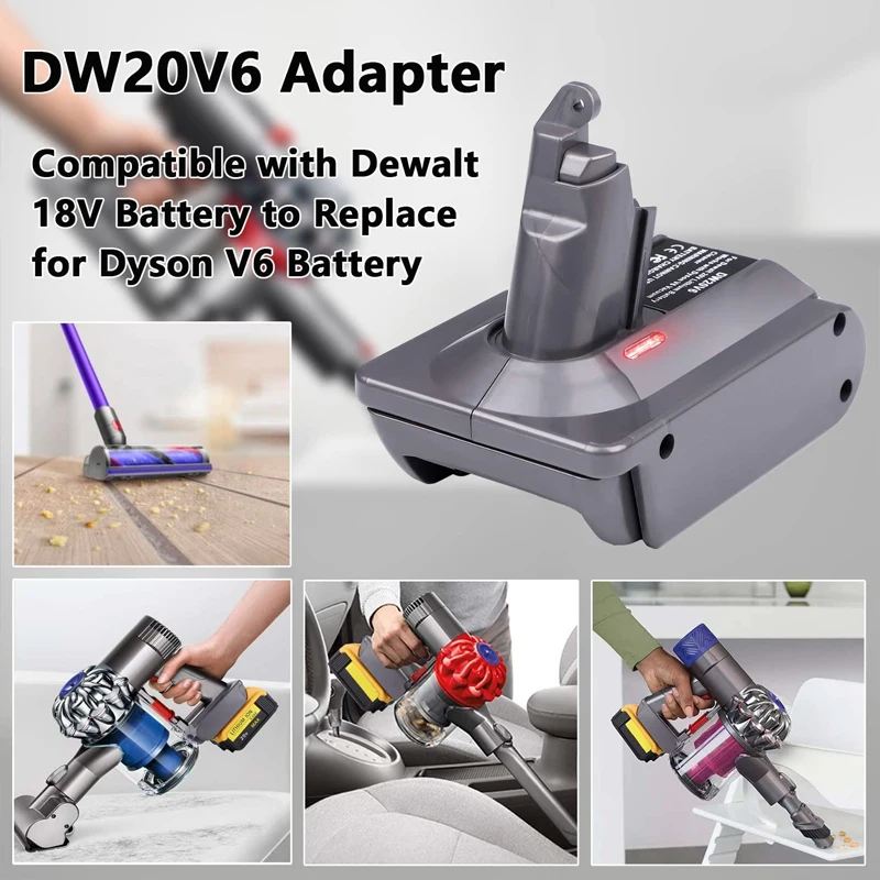  JJXNDO V7 Battery Adapter for Dewalt 20V Lithium