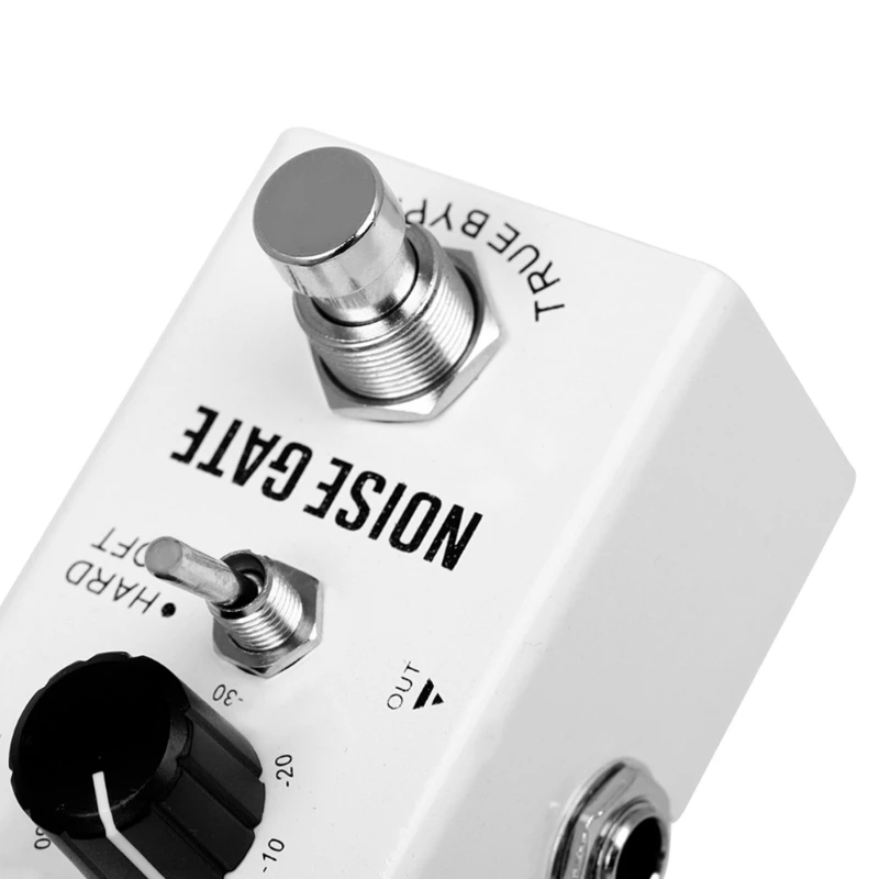 Guitar Pedal True Bypass Noise Reduction Effect Pedal Aluminum Alloy Noise Gate Electric Guitar Suppressor 652D