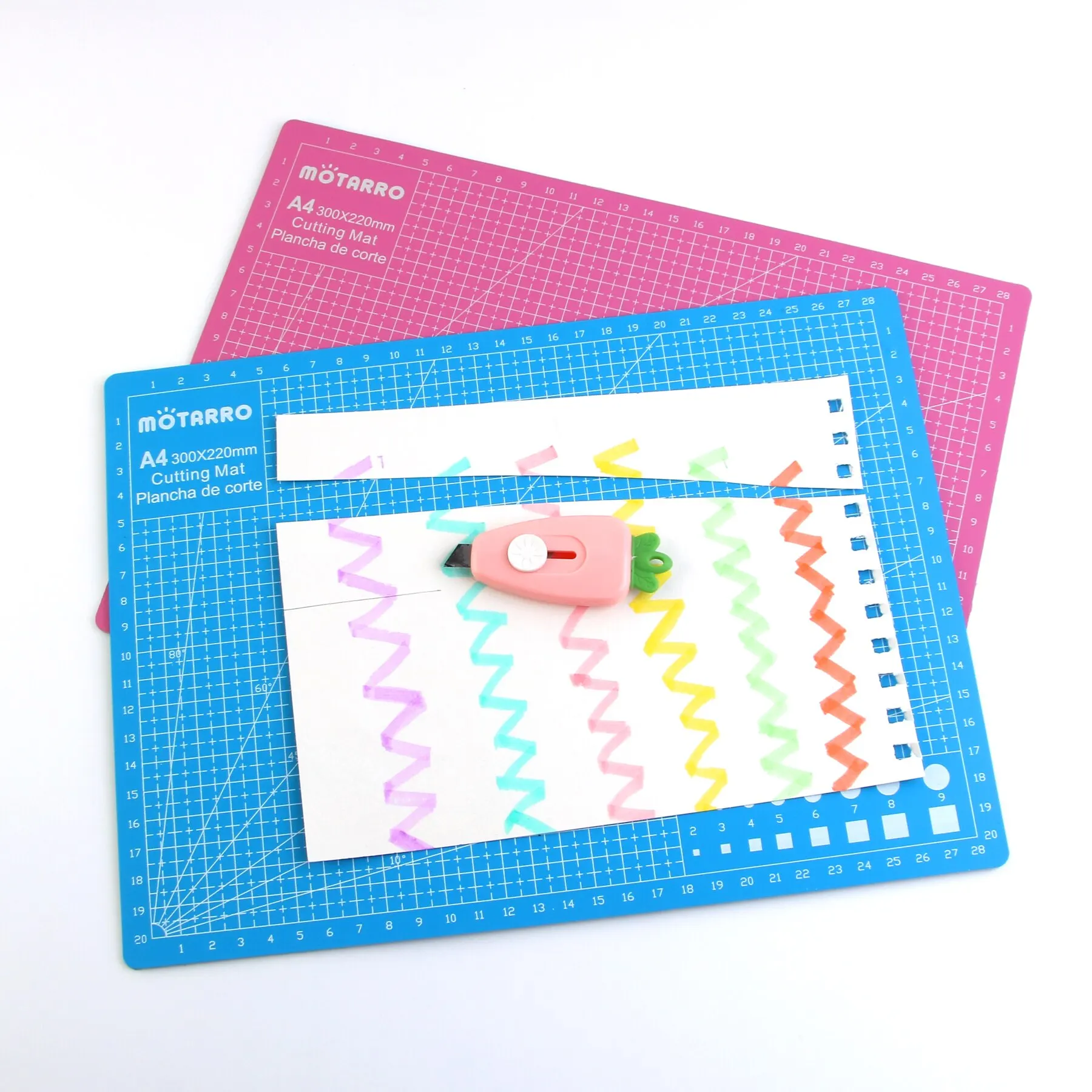 MOTARRO Durable A4 Multifunctional Cutting Mat Blue Pink DIY Engraving Board Paper Carving Pad Thickness 2MM Cutting Plate cutting mat cutting pad