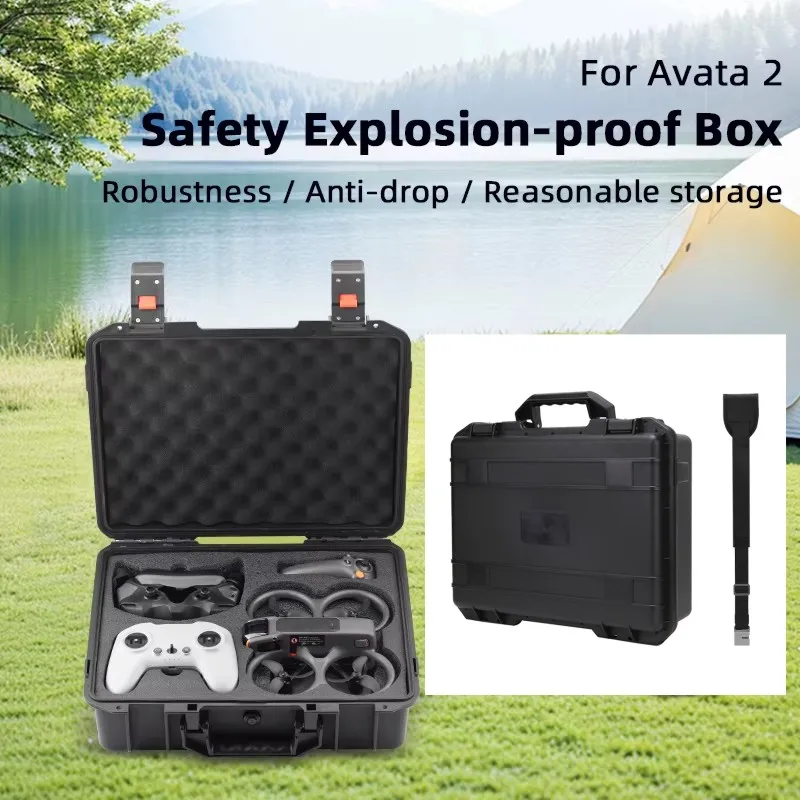 Drone Accessories For Avata2 Waterproof Box for Goggles3/ FPV Motion3/Integra Battery Housekeeper Controller Handbag For AVATA2