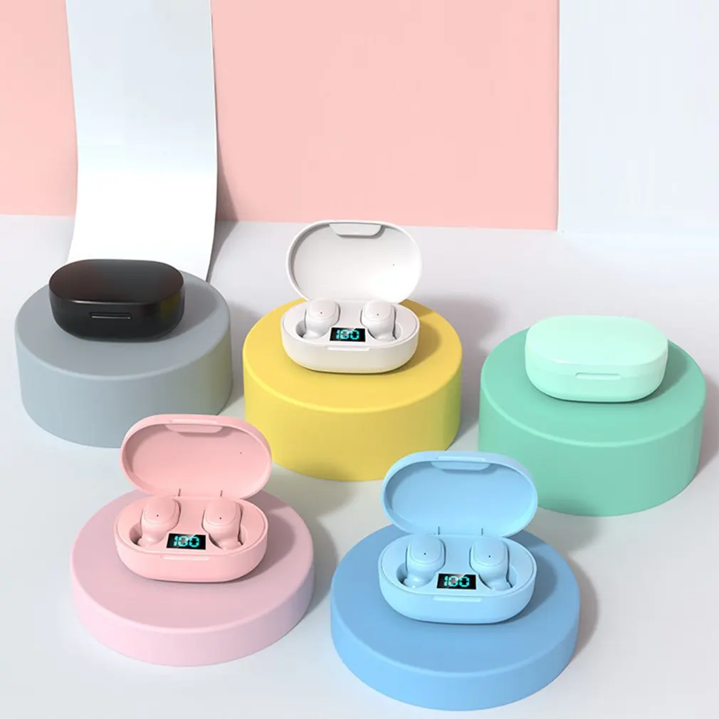 

E6S Bluetooth-наушники; Беспроводные наушники; Игровая гарнитура; Bluetooth-наушники; Спортивная гарнитура; 2000 мАч; Светодиодный; Дисплей; Наушники