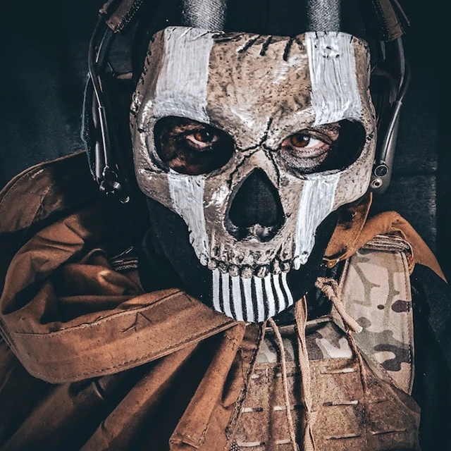 Maschera teschio MWII/maschera teschio casco, maschera call Of Duty, maschere  ghost Face COD per regalo festa soldato Cosplay - AliExpress
