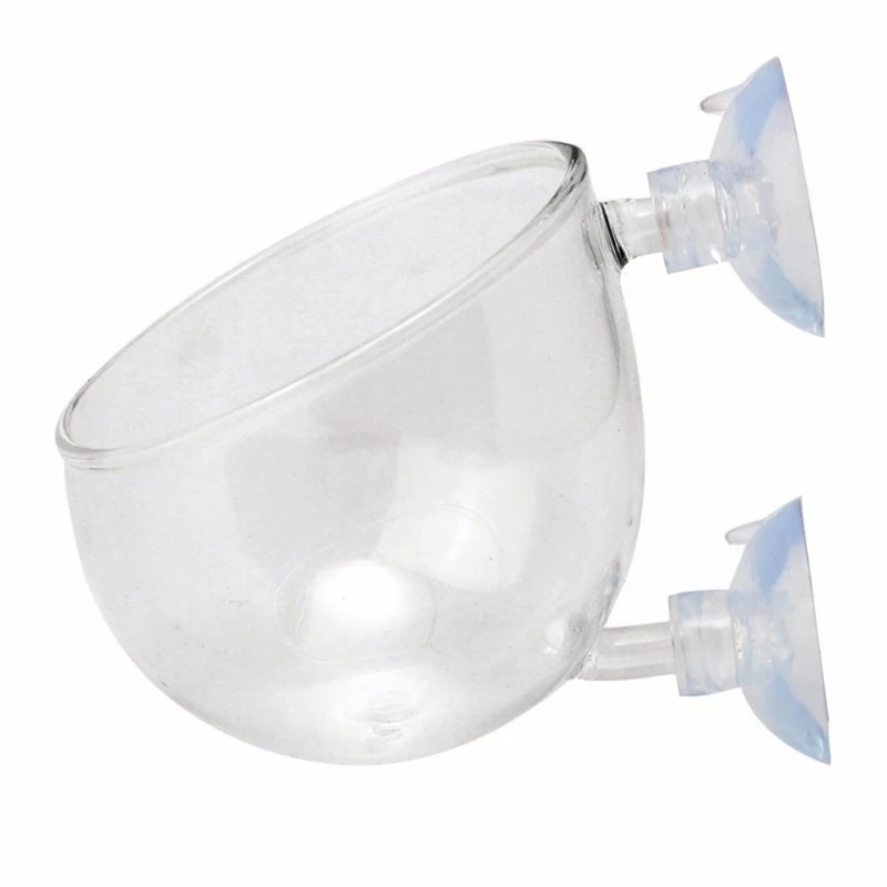 

Glass Plant Cups with Suction Cups for Water Plant FishTank Ornaments