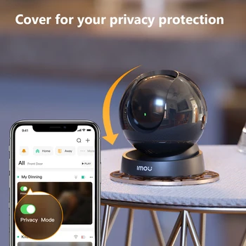 IMOU Rex 3MP 5MP Wifi Telecamera IP di Sicurezza Domestica 360 Telecamera AI Rilevazione Umana Baby Monitor Visione Notturna Telecamera PTZ Baby Monitor