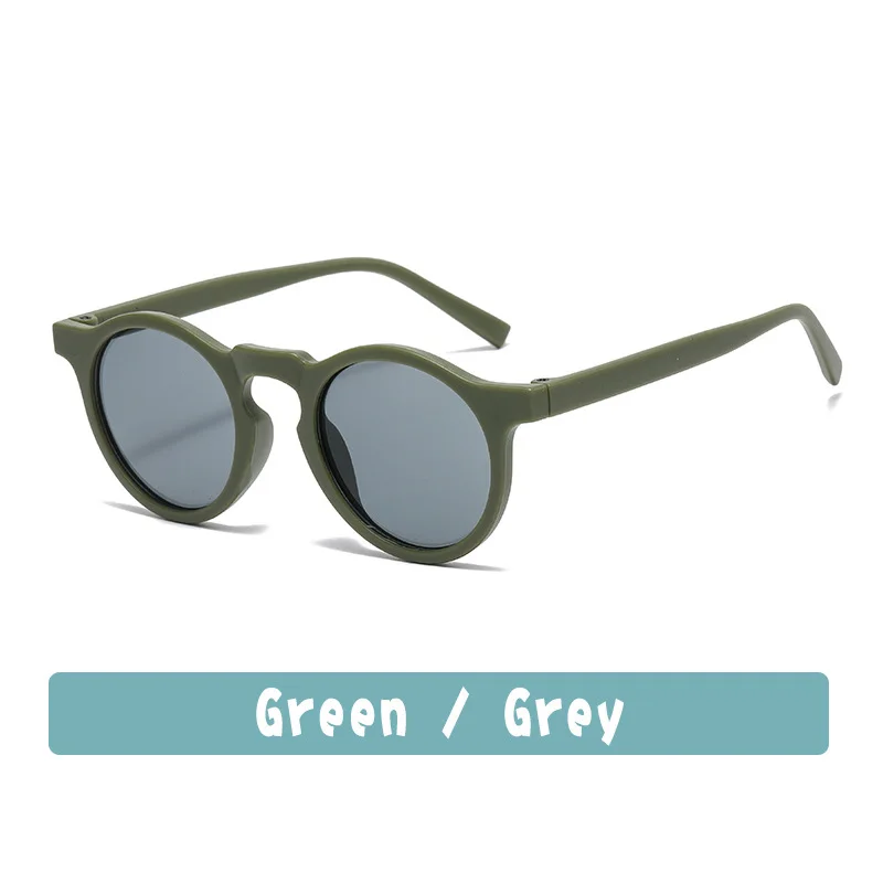 New Fashion Children Glasses Vintage Round Outdoor Sun Protection Baby Girls Acrylic UV400 Sunglasses Kids Eyeglasses_voghion.com