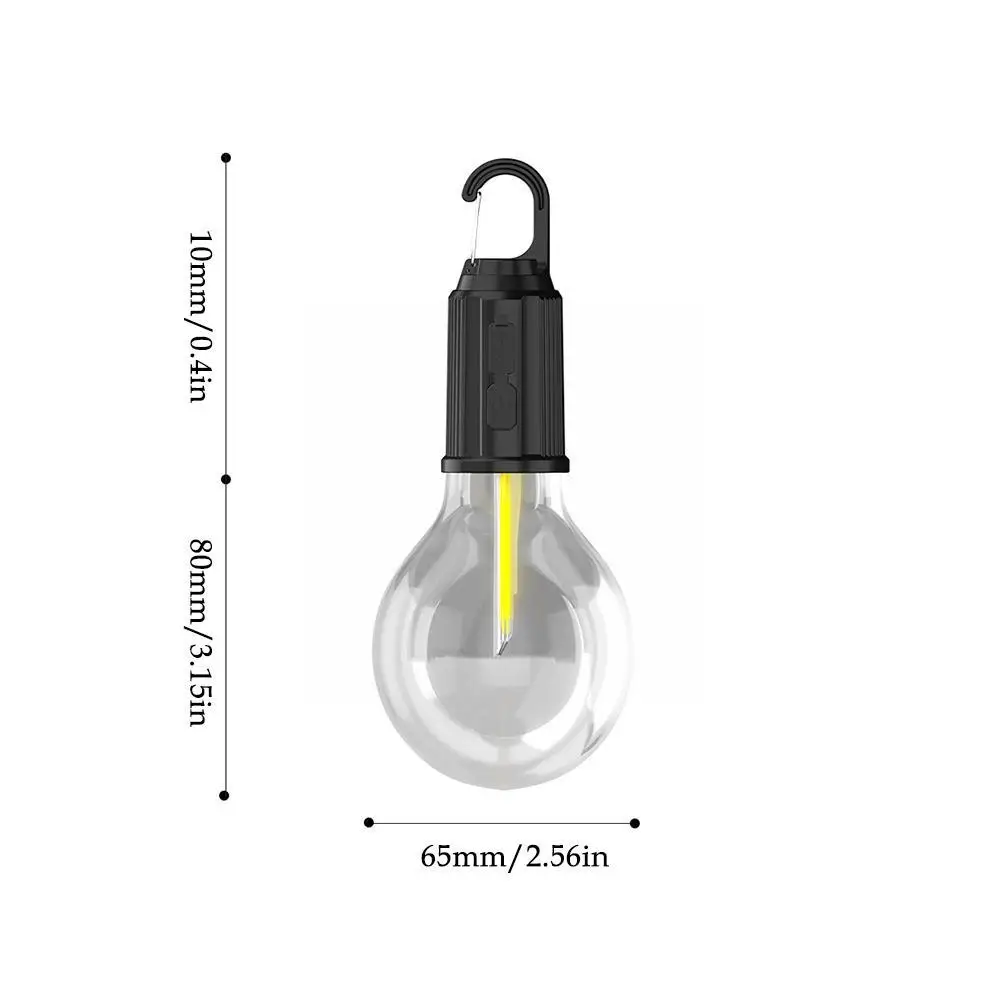 New Outdoor Camping Lights Tungsten Wire Charging Camping Bulb LED Night Stall Lights Household Market Emergency G0N0