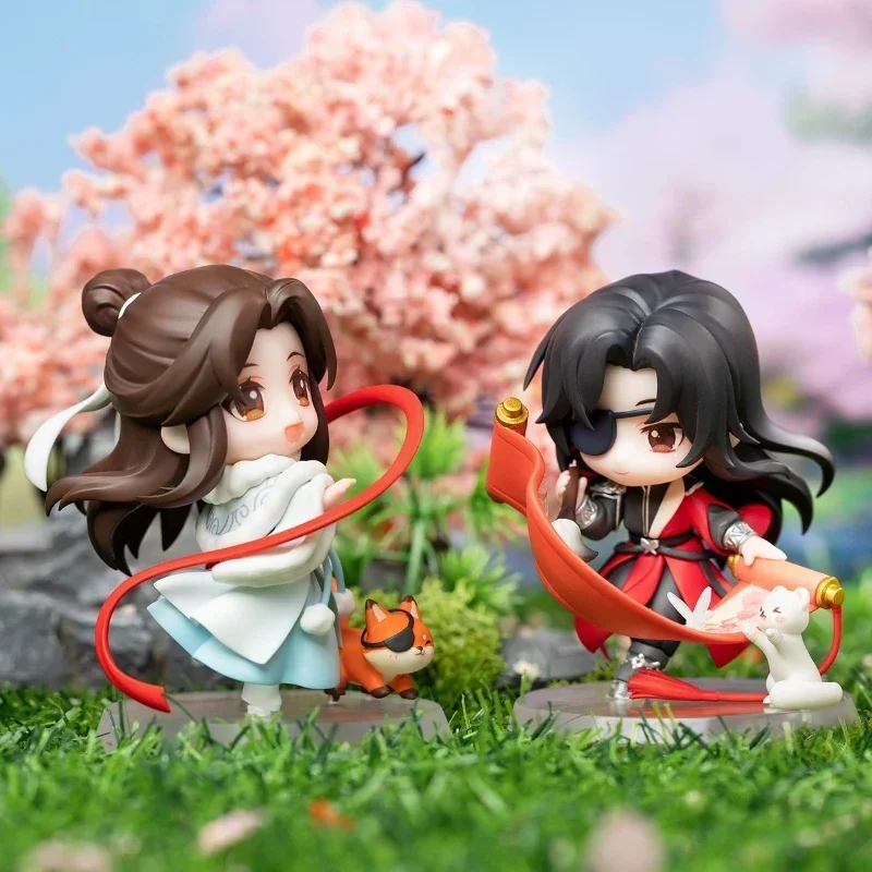 

Фигурка аниме Tian Guan Ci Fu, Xie Lian/Hua Cheng, 7,5 см, фигурка аниме из ПВХ, персонажи, Милая модель, кукла, настольные украшения, подарки, игрушки