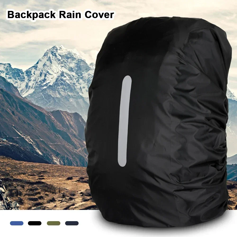 Backpack Rain Cover 15-65L Outdoor Camping Hiking Mountaineering Dust Backpack Bag Waterproof Rain Cap Cover