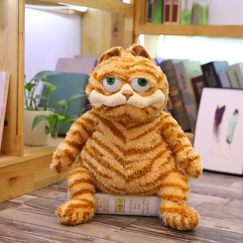 Cartoon Cat Doll Plush Toys Cute Fat Cat Dumb Bedroom Pillow Kitten Doll Bed Presser Doll Claw Machine Kids Birthday Girls Gift cross border new cartoon sleaze sloth doll plush toy pillow 55cm accessories gift birthday gift christmas gift claw doll sleep