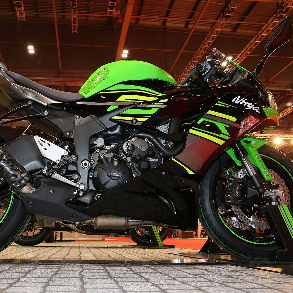 Motorcycle Engine Cover Protection Case For KAWASAKI ZX6R/ZX636R/ZX6RR 2007 -