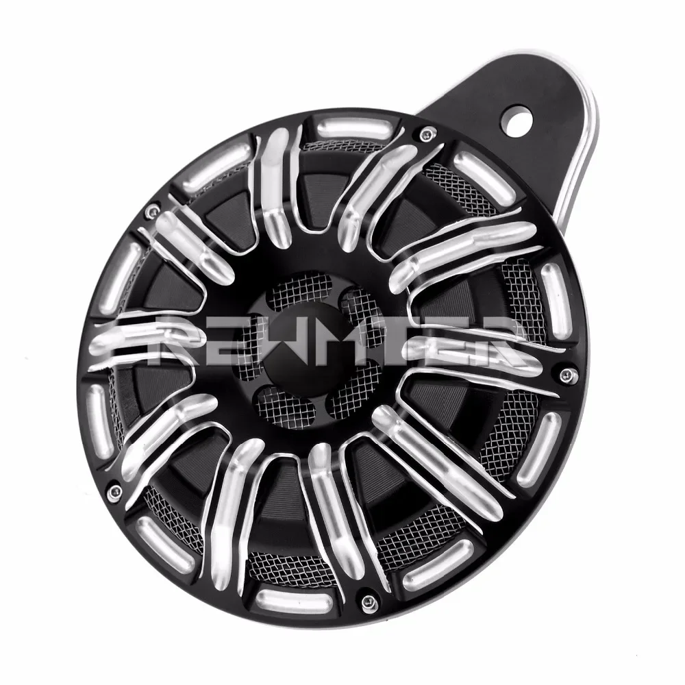 Motorcycle CNC Horn Cover For Harley Touring FLHR FLHT 1991-FLT Big Twin Horn Sportster XL 883 1200 2007-Later motorcycle speaker cover