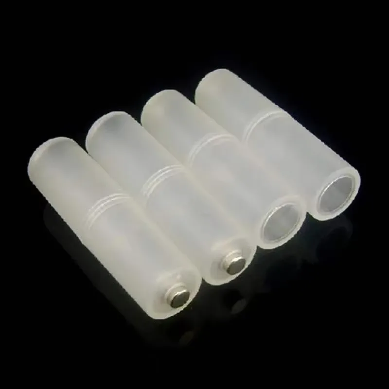 고강도 플라스틱 AAA에서 AA 드라이 배터리 리튬 이온 변환기 휴대용 배터리 홀더 케이스 스위처 배터리 보관함